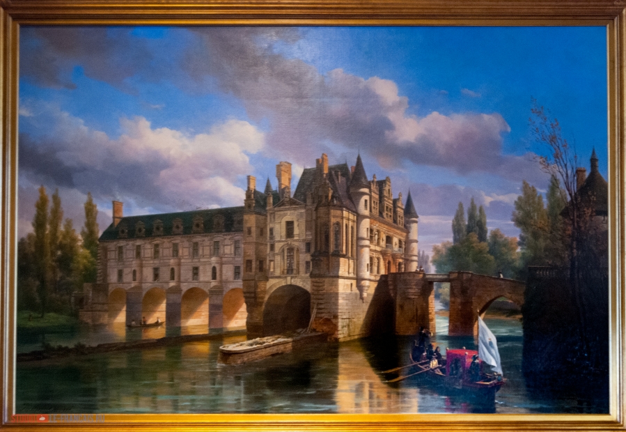 Pierre Justin Ouvrié - Le Château de Chenonceau, 1843 г; Фото: Илья Думов, le-francais.ru